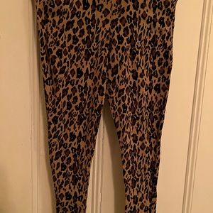 Leggings from Torrid. Never worn Animal print Size 1 plus size